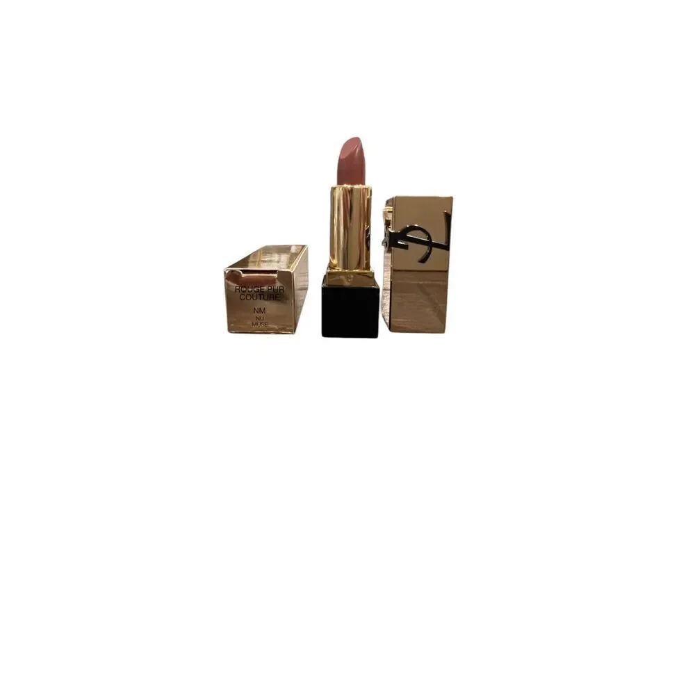 YSL Nude Satin Nu Muse Lipstick (Travel Size 1.3 g) New Formula with Ceramides